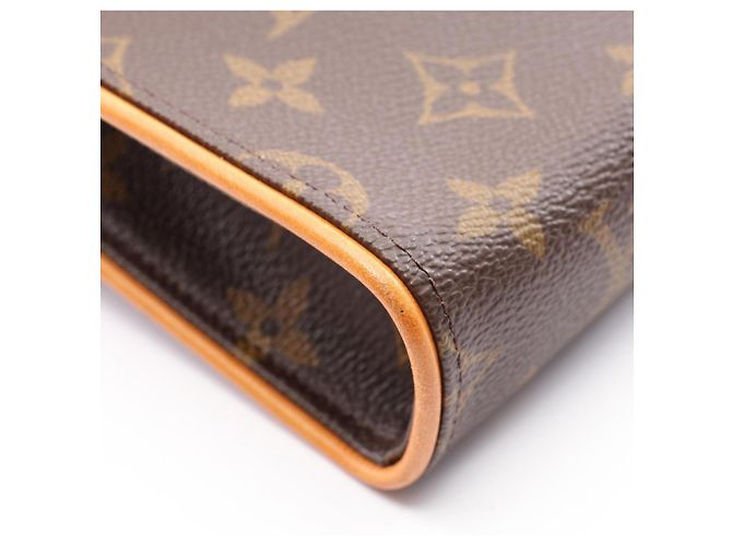 Louis Vuitton Monogram Pochette Florentine Gürteltasche Braun Monogramm - Ansicht 6