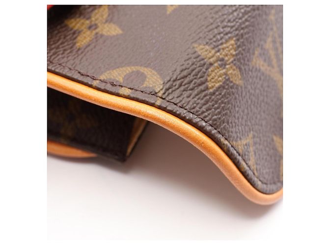 Louis Vuitton Monogram Pochette Florentine Gürteltasche Braun Monogramm - Ansicht 7