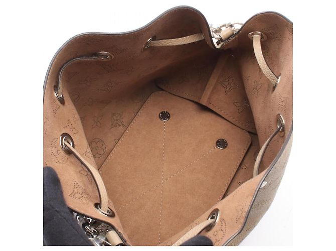 Borsa 2-Way Louis Vuitton Bella Mahina Galet Beige - vista 3