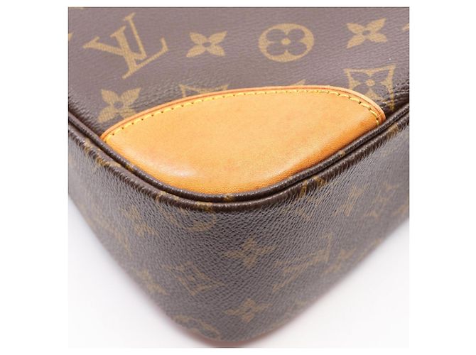 Borsa a tracolla Louis Vuitton Boulogne PM Monogram Marrone - vista 10