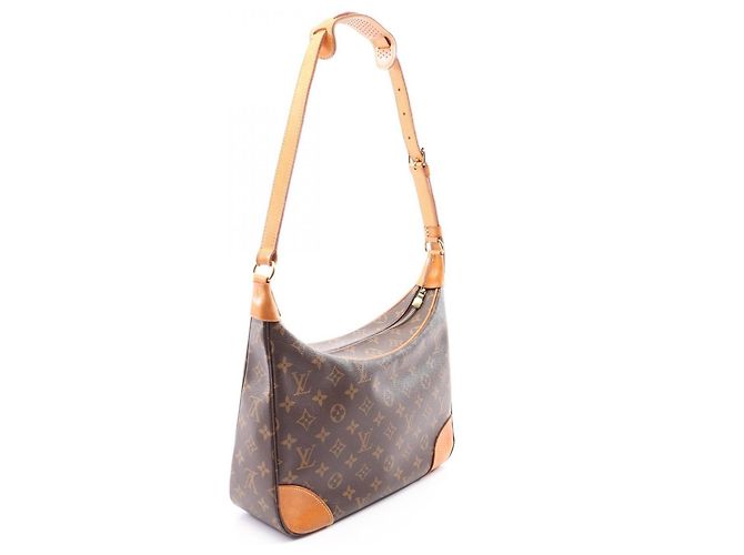 Borsa a tracolla Louis Vuitton Boulogne PM Monogram Marrone - vista 2