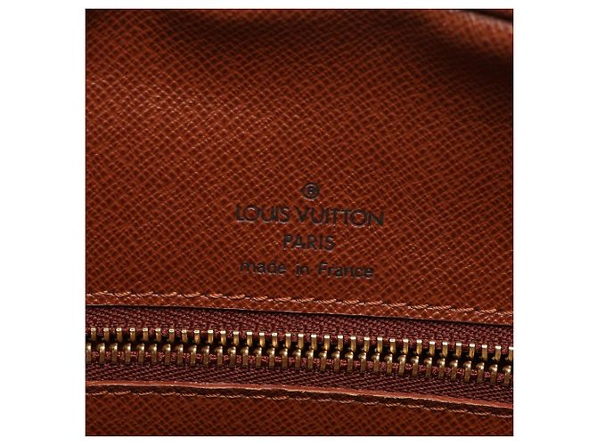 Borsa a tracolla Louis Vuitton Boulogne PM Monogram Marrone - vista 4
