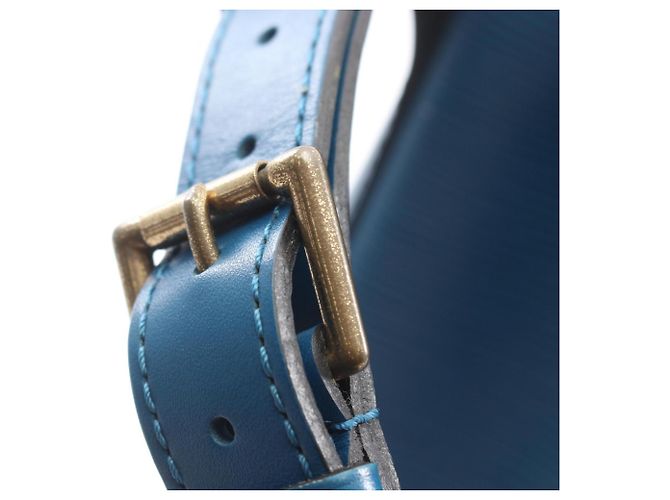 Noe Borsa a tracolla Louis Vuitton Petit Noé Blu - vista 14