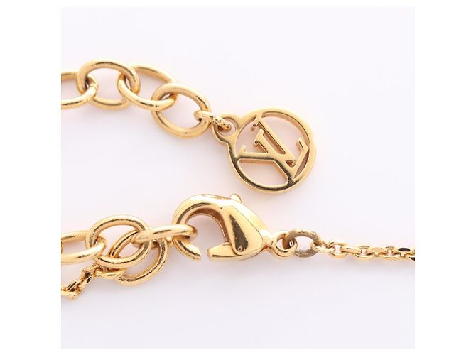 Colar Petit Louis Vuitton Dourado - vista 4