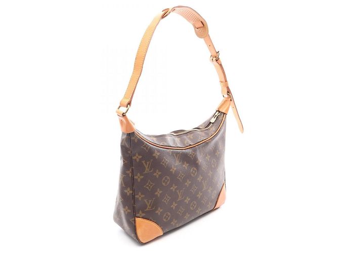 Borsa a tracolla Louis Vuitton Boulogne PM Monogram Marrone - vista 2