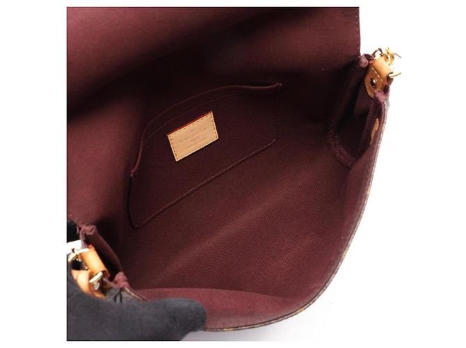 Bolso de mano 2-Way Louis Vuitton Favorite MM Monogram Castaño - vista 3