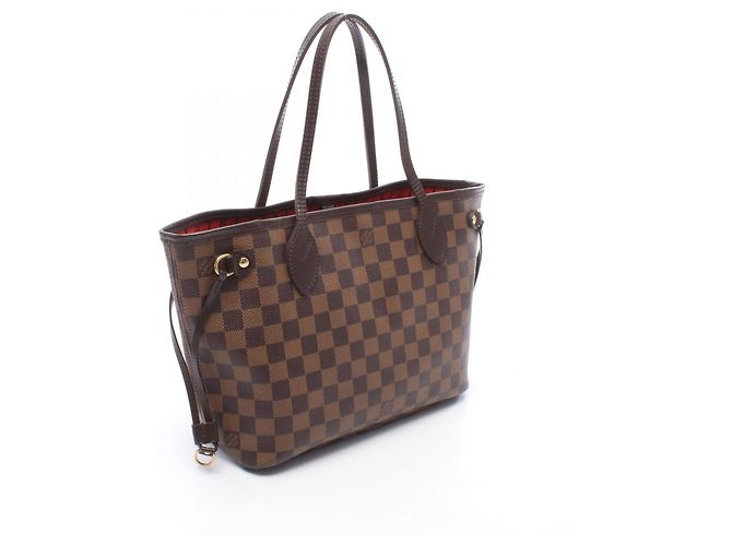 Louis Vuitton Neverfull PM Damier Ebene Tote Bag Braun - Ansicht 2