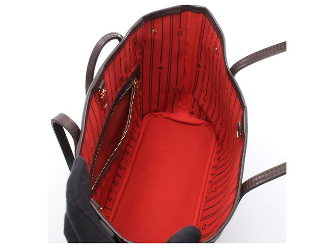 Louis Vuitton Neverfull PM Damier Ebene Tote Bag Braun - Ansicht 3