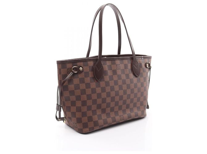 Borsa Tote Louis Vuitton Neverfull PM Marrone Damier ebene - vista 2