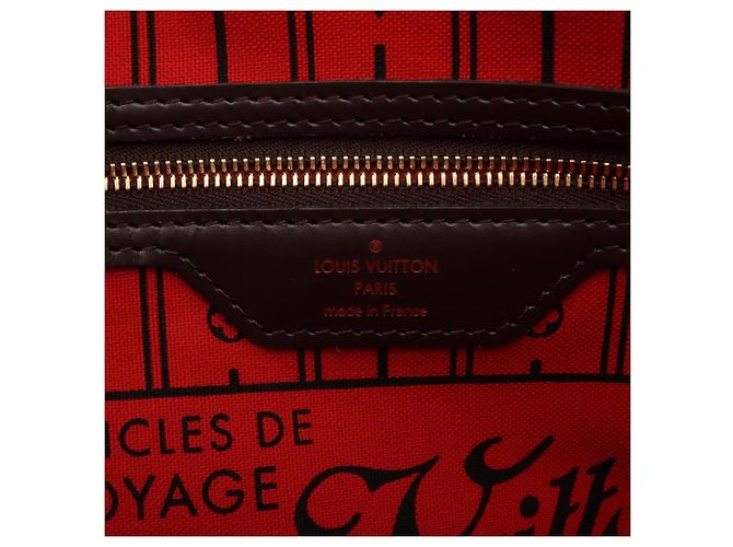 Borsa Tote Louis Vuitton Neverfull PM Marrone Damier ebene - vista 4