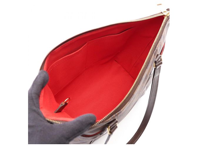 Louis Vuitton Totally PM Tote Bag Braun Damier ebene - Ansicht 3