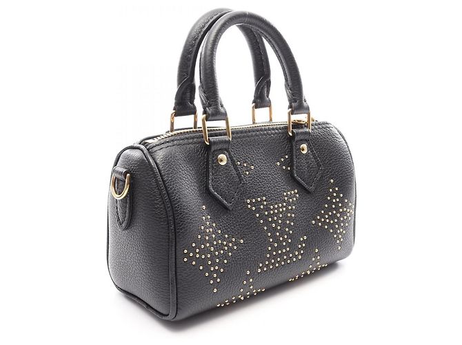 Borsa Louis Vuitton Nano Speedy 2-Way Nero - vista 2