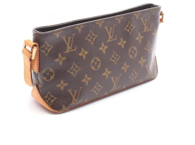 Louis Vuitton Trotteur Monogram Schultertasche Braun - Ansicht 2
