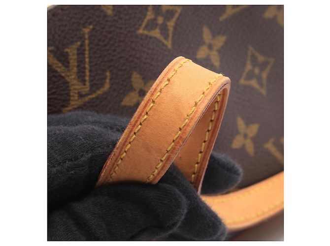 Louis Vuitton Trotteur Monogram Schultertasche Braun - Ansicht 9