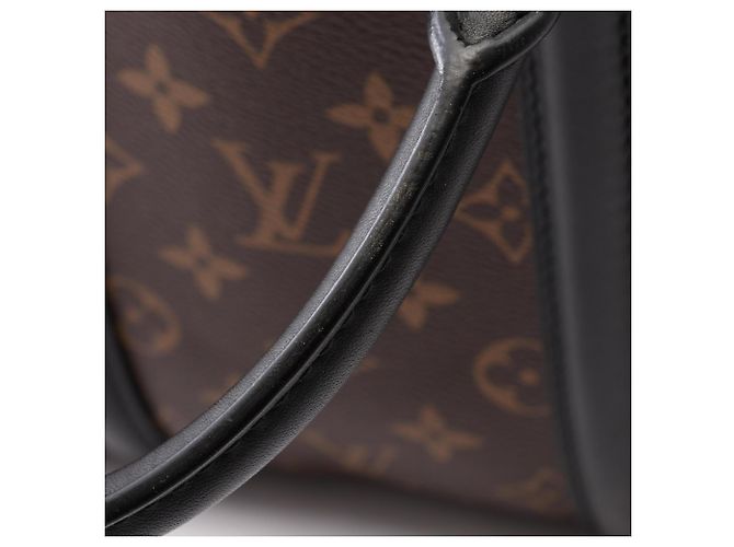 Borsa 2-Way Louis Vuitton Soufflot NV MM Monogram Noir Marrone Nero - vista 6