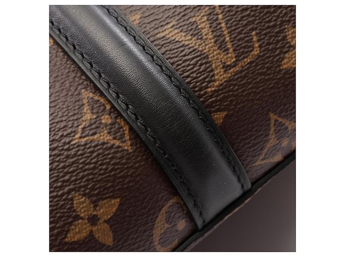 Borsa 2-Way Louis Vuitton Soufflot NV MM Monogram Noir Marrone Nero - vista 7