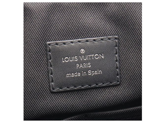 Borsa a tracolla Louis Vuitton District MM NM Damier Graphite Nero - vista 4