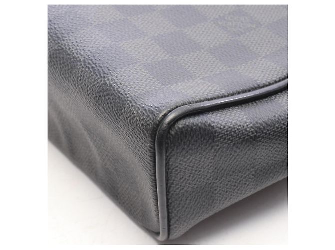 Borsa a tracolla Louis Vuitton District PM NM Damier Graphite Nero - vista 9