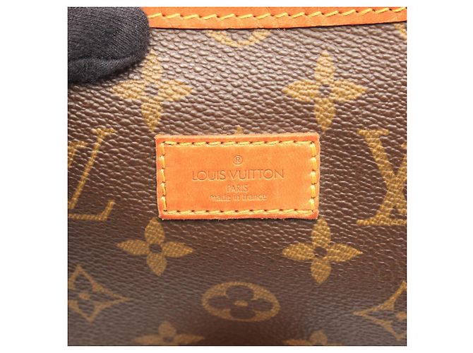 Borsa a tracolla Louis Vuitton Saumur 35 Monogram Marrone - vista 5