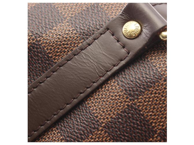 Borsa Louis Vuitton Speedy Bandoulière 25 Marrone Damier ebene - vista 6
