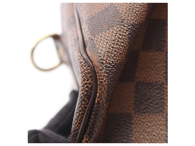 Borsa Louis Vuitton Speedy Bandoulière 25 Marrone Damier ebene - vista 8