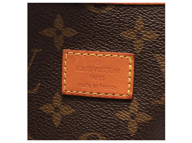 Borsa a tracolla Louis Vuitton Saumur 35 Monogram Marrone - vista 5