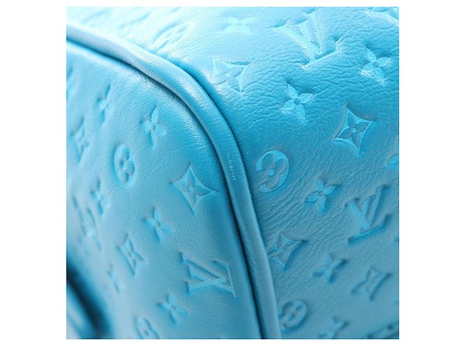 Borsa Louis Vuitton Speedy Bandoulière 20 Blu - vista 8