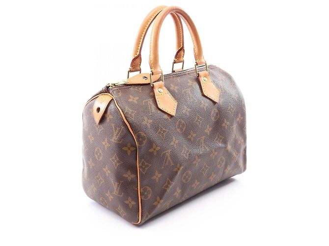 Borsa Louis Vuitton Speedy 25 Marrone - vista 2