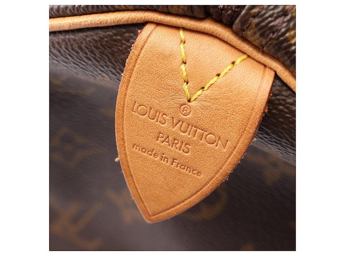 Borsa Louis Vuitton Speedy 25 Marrone - vista 4