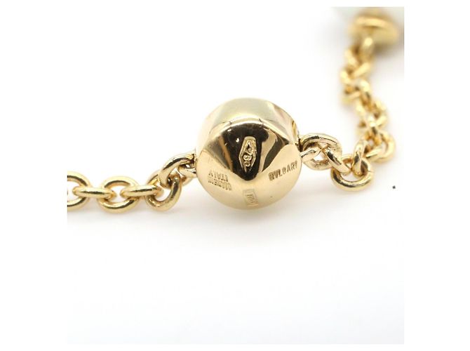 Bulgari Collar de perlas BVLGARI Lucia 10P Blanco Dorado - vista 4
