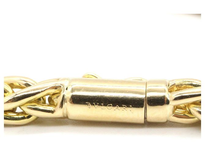 Bulgari Bracciale con charm Bvlgari in oro giallo 18K D'oro - vista 4