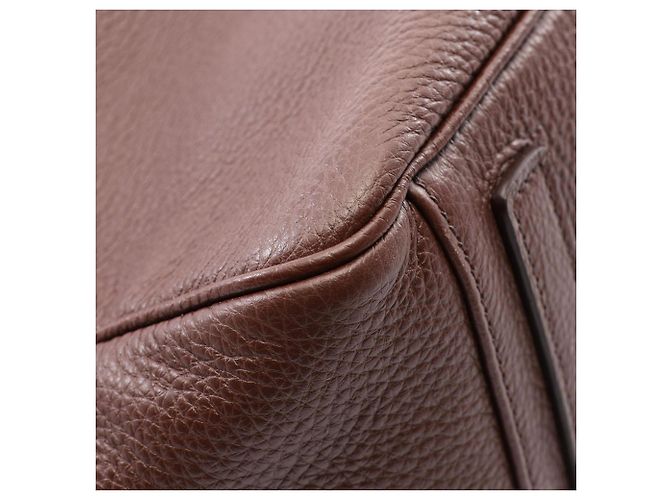 Sac business Prada VIT.DAINO Marron - vue 6
