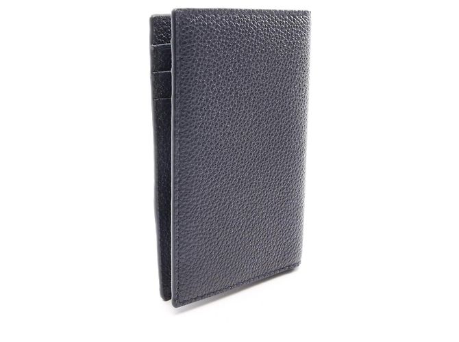 Prada Navy Leather Card Case Navy blue - view 2