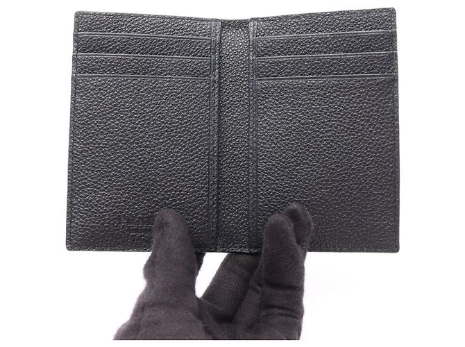 Prada Navy Leather Card Case Navy blue - view 3