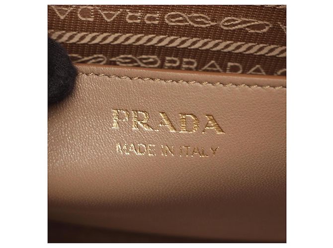 Prada Esplanade Saffiano 2-Way Handtasche Beige - Ansicht 4