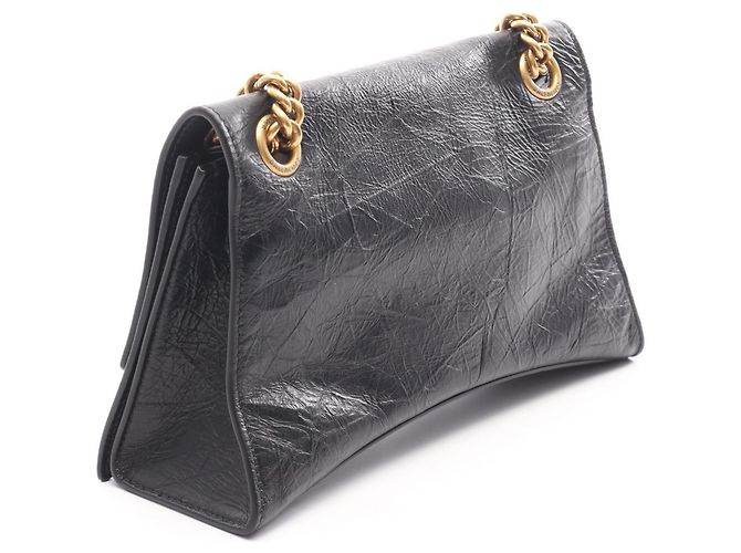 Borsa a tracolla Balenciaga Crush Small Nero - vista 2