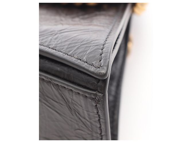 Borsa a tracolla Balenciaga Crush Small Nero - vista 7