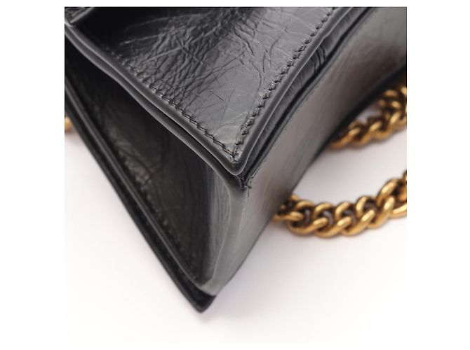 Everyday Borsa a tracolla Balenciaga Crush Nero - vista 12