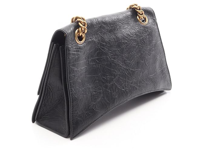 Everyday Borsa a tracolla Balenciaga Crush Nero - vista 2