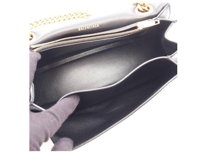 Everyday Borsa a tracolla Balenciaga Crush Nero - vista 3