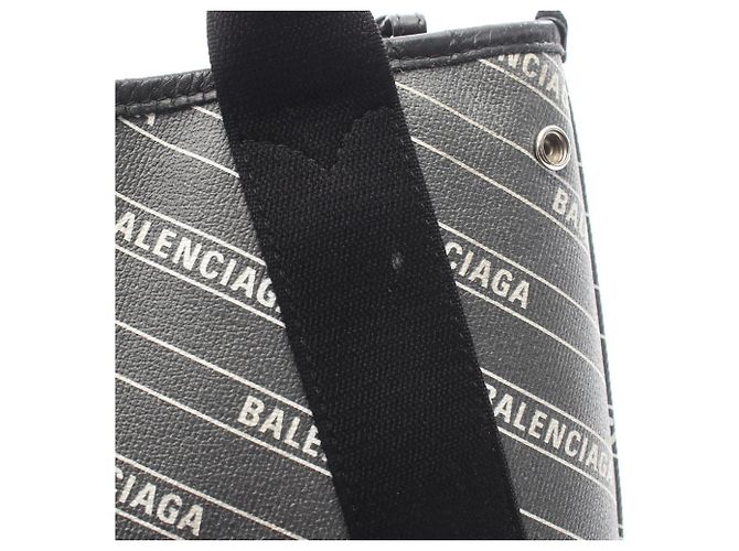 Borsa Balenciaga Cabas XS Navy Nero - vista 10
