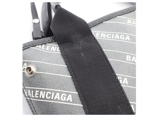 Borsa Balenciaga Cabas XS Navy Nero - vista 12