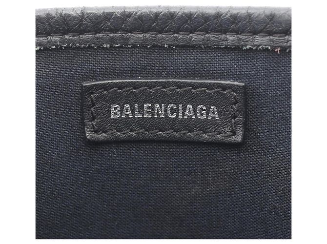 Borsa Balenciaga Cabas XS Navy Nero - vista 4