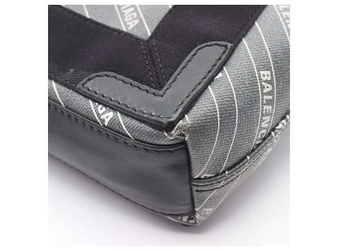 Borsa Balenciaga Cabas XS Navy Nero - vista 7
