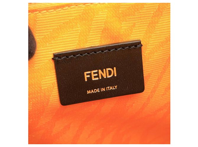 Borsa Tote 2-Way Fendi Nera e Bianca Nero Bianco - vista 4