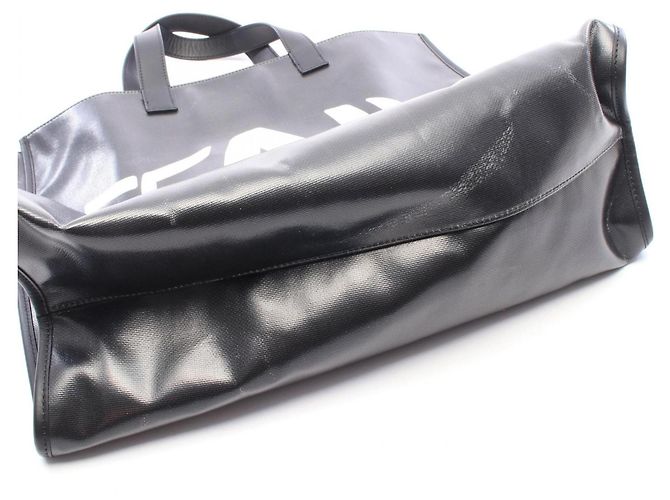Borsa Tote 2-Way Fendi Nera e Bianca Nero Bianco - vista 6
