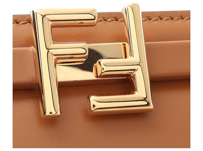 Fendi Touch kleine Schultertasche Braun - Ansicht 8