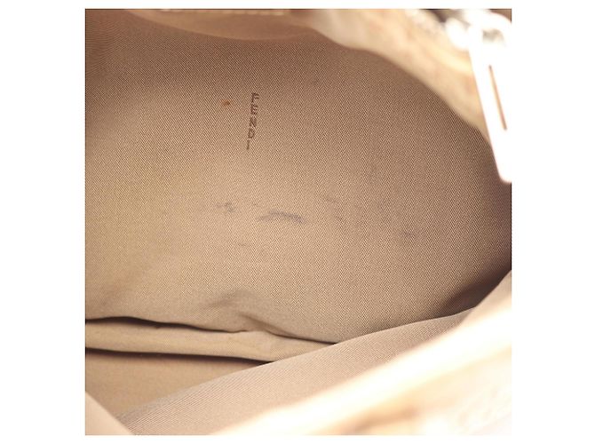 Borsa Tote Fendi Zucchino Beige - vista 15