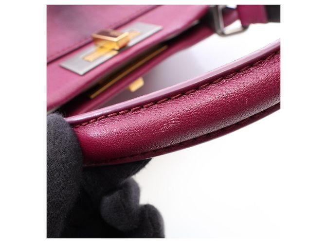 Borsa a mano 2-Way Fendi Peekaboo Regular Porpora - vista 11