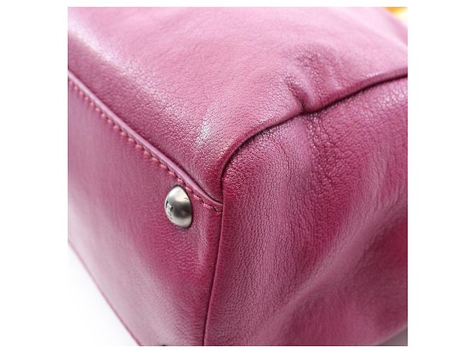 Borsa a mano 2-Way Fendi Peekaboo Regular Porpora - vista 8